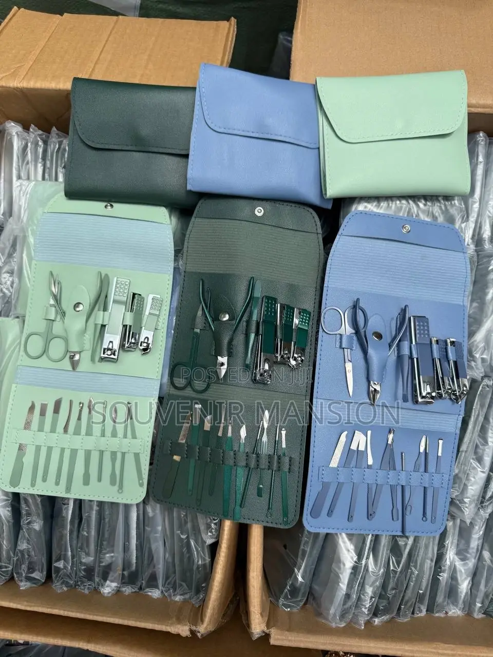 Manicure Set With Leather 16pcs ( Moq 30pcs )