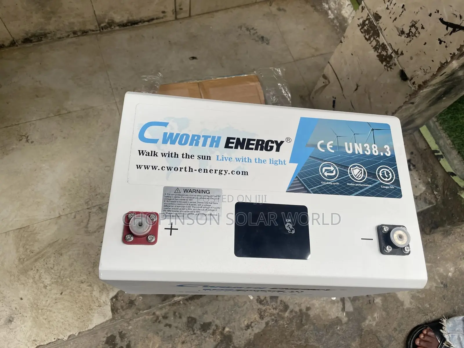 Solar Energy Cworth Lithium Ion Battery 3.8kwh/12votts 300ah
