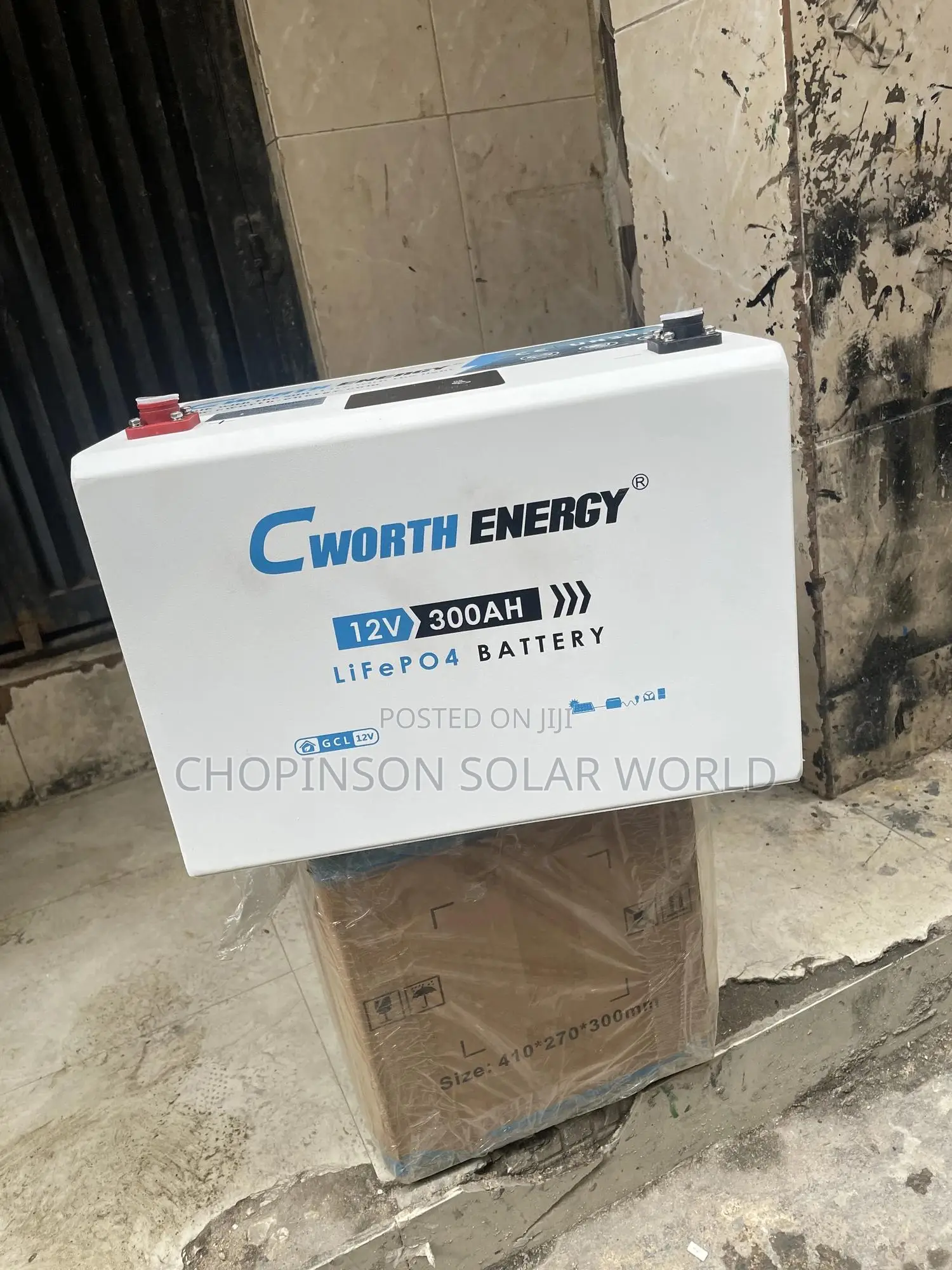 Solar Energy Cworth Lithium Ion Battery 3.8kwh/12votts 300ah