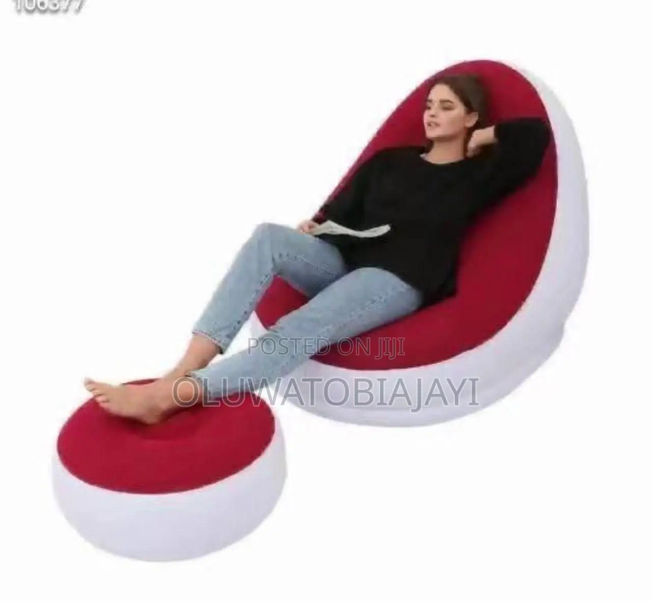 Inflateble Sofa Chair With Foot Rest @27,000