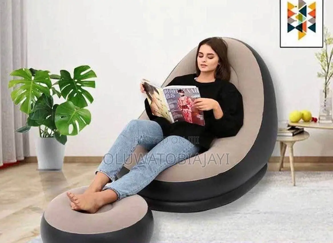 Inflateble Sofa Chair With Foot Rest @27,000