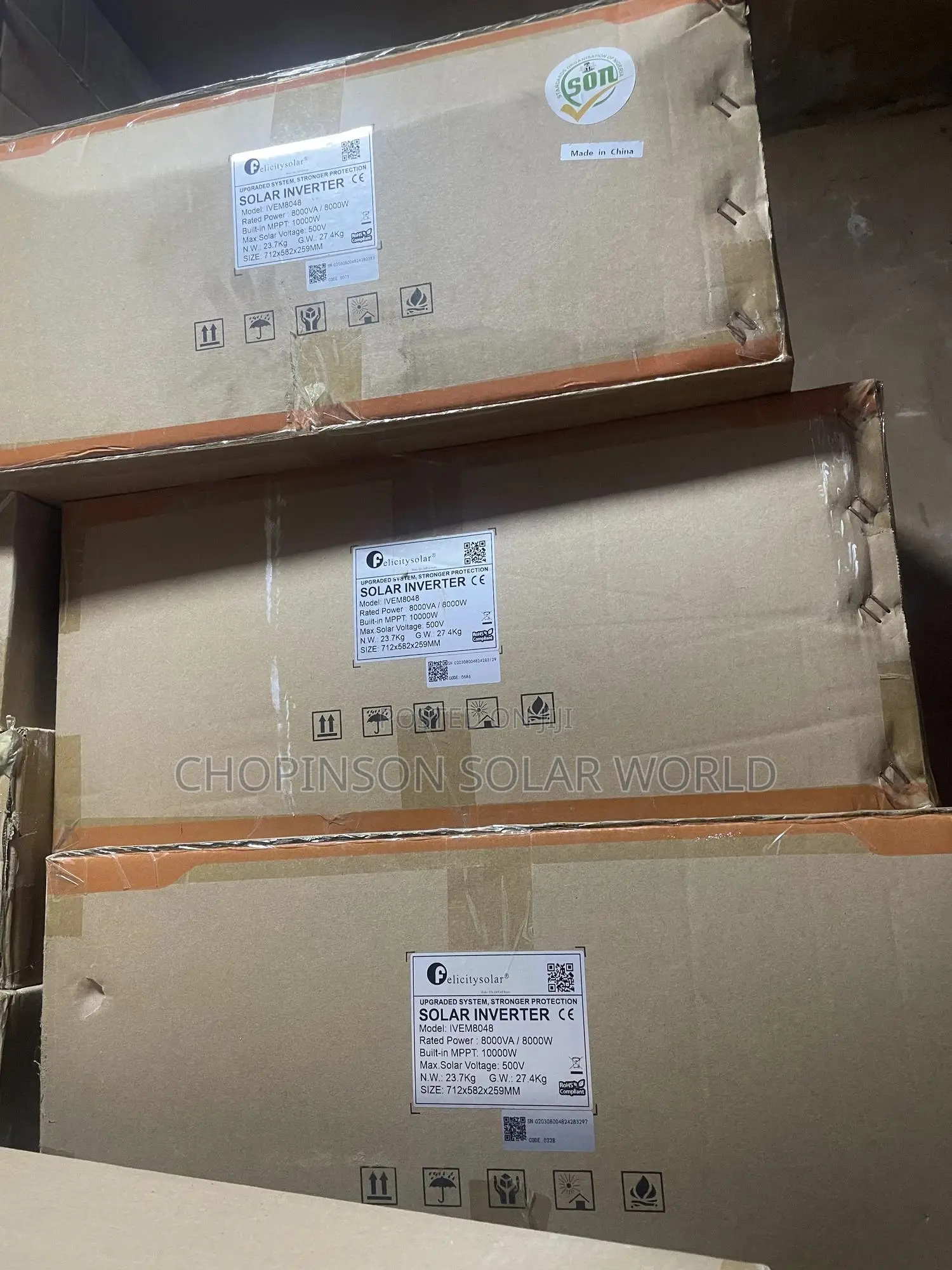 Solar Energy Felicity Inverter 8kva/48v