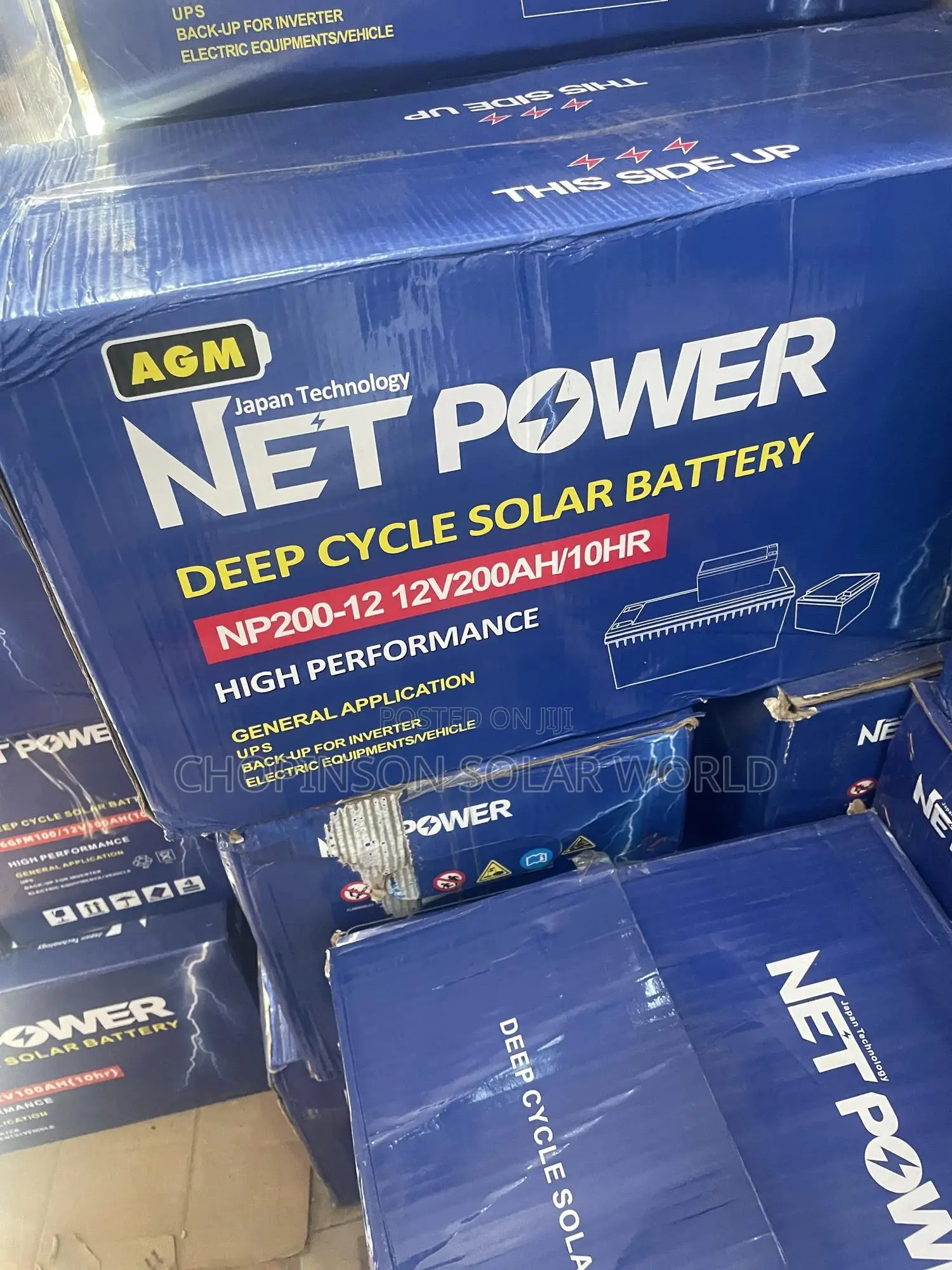 Solar Energy Net Power Dry Cell Battery 200ah/12v