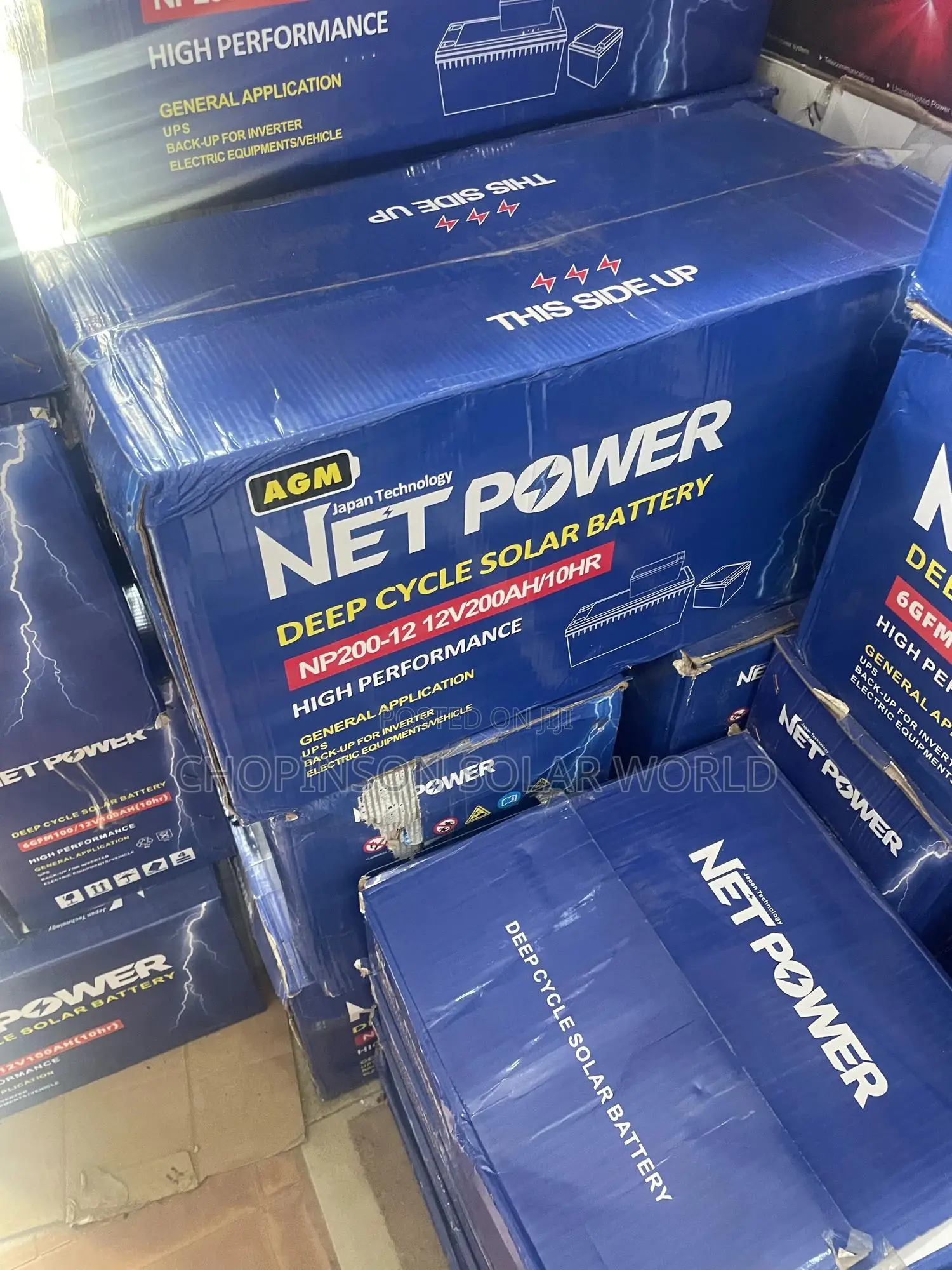 Solar Energy Net Power Dry Cell Battery 200ah/12v