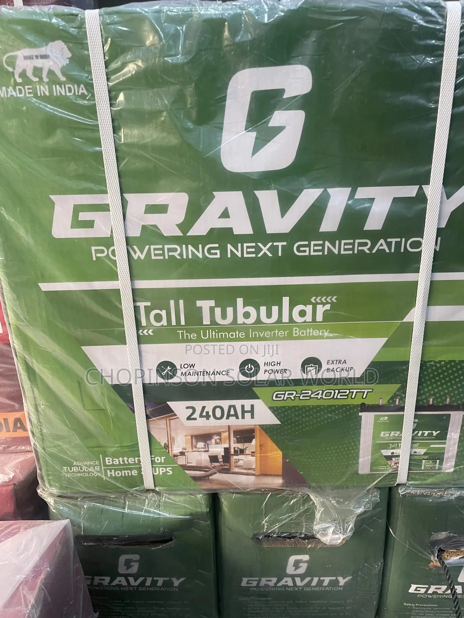 Solar Energy Gravity Tubular Battery 230ah/12v