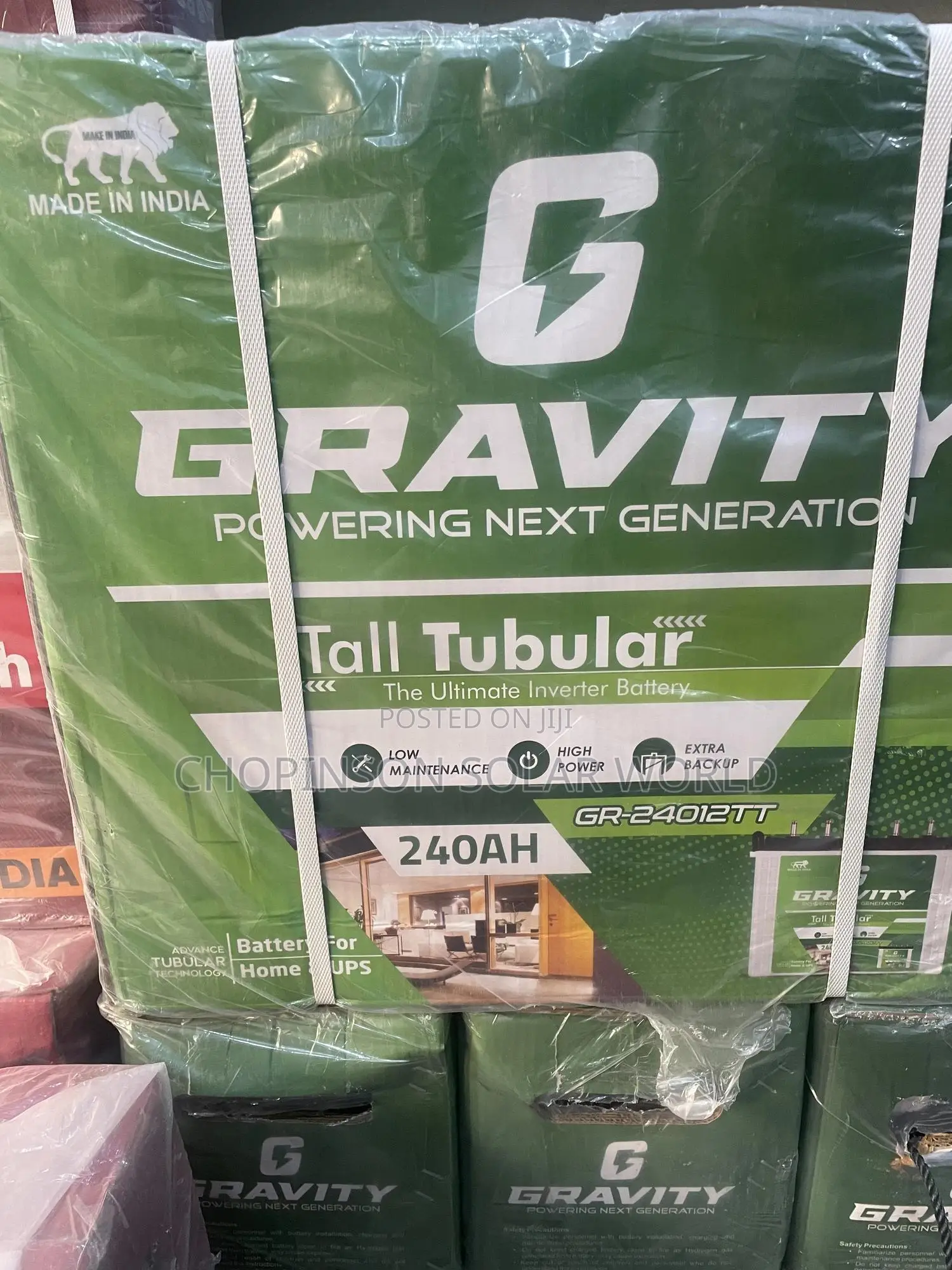 Solar Energy Gravity Tubular Battery 230ah/12v