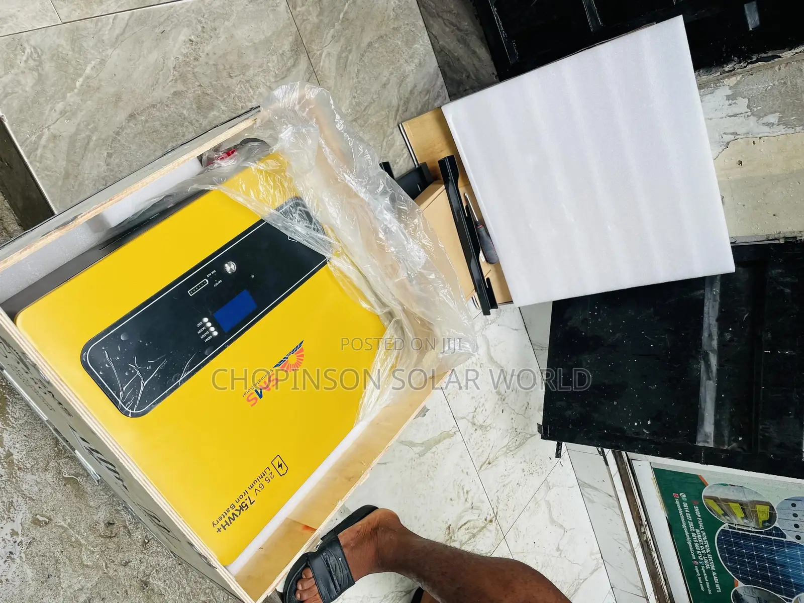 Solar Energy SMS Lithium Iron Battery 7.5kwh/24v