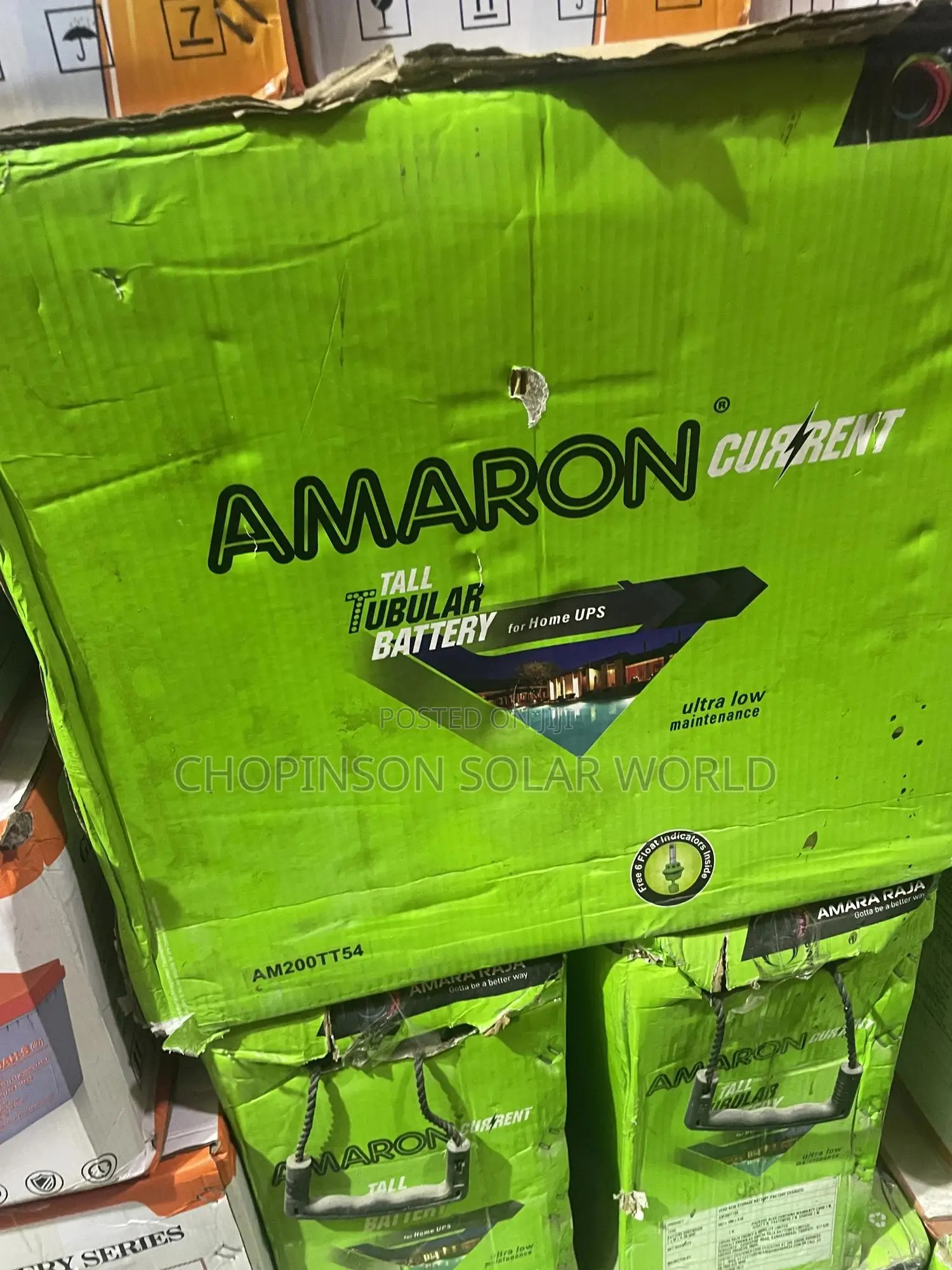 Solar Energy Amaron Tubular Battery 220ah/12v