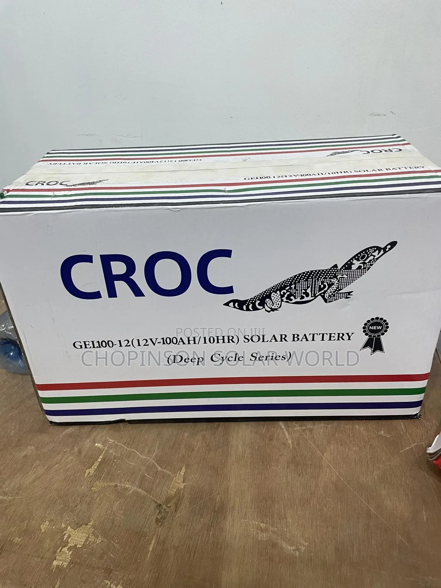 Solar Energy Croc Battery 100ah/12v