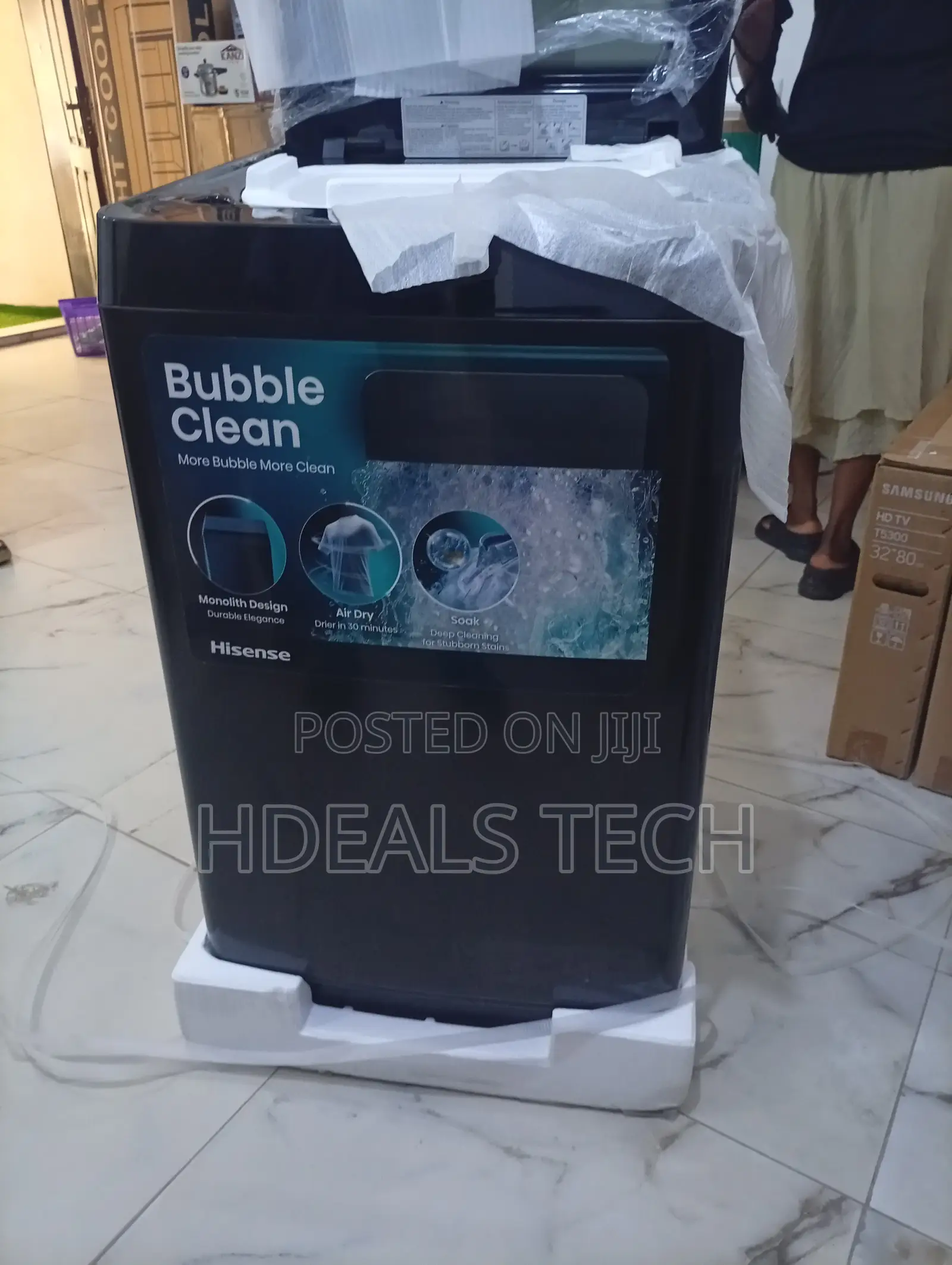 Hisense 9kg Washer – Perfect for Big Families