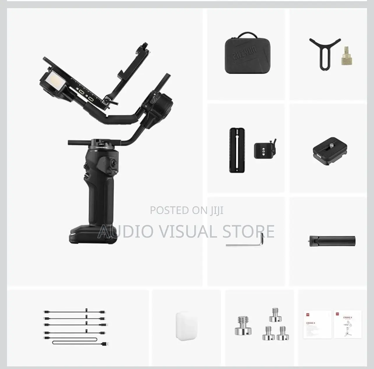 Zhiyun Crane 4, 3-Axis Gimbal Stabilizer for DSLR Cameras