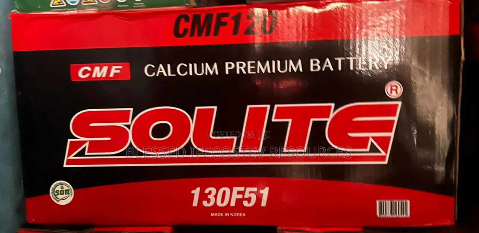 Solite Battery 120 Ah Korea