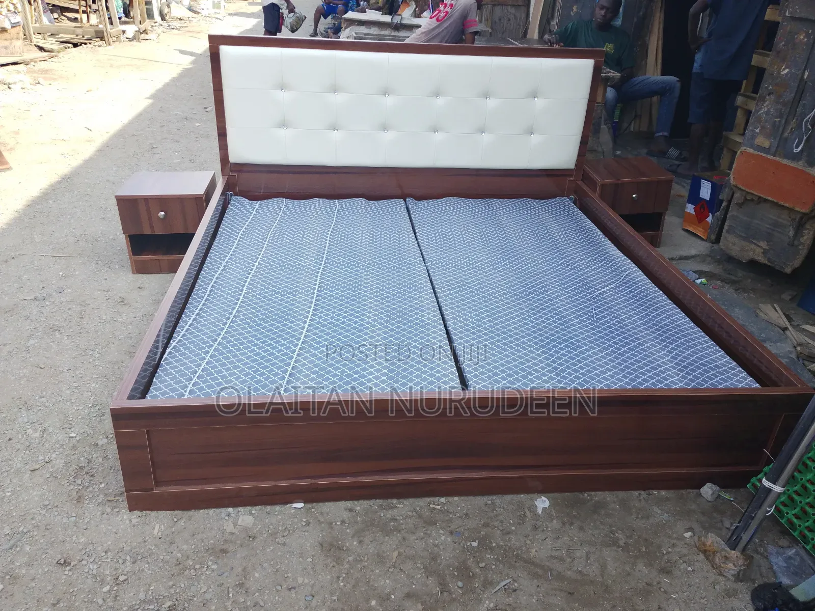 6 by 6 Padded Bedframe