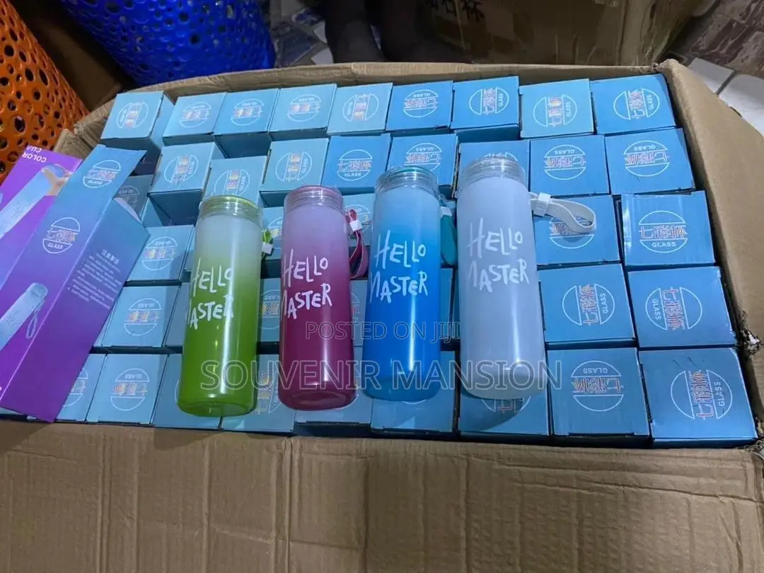 Modern Hello Water Bottle ( Moq 80pcs )