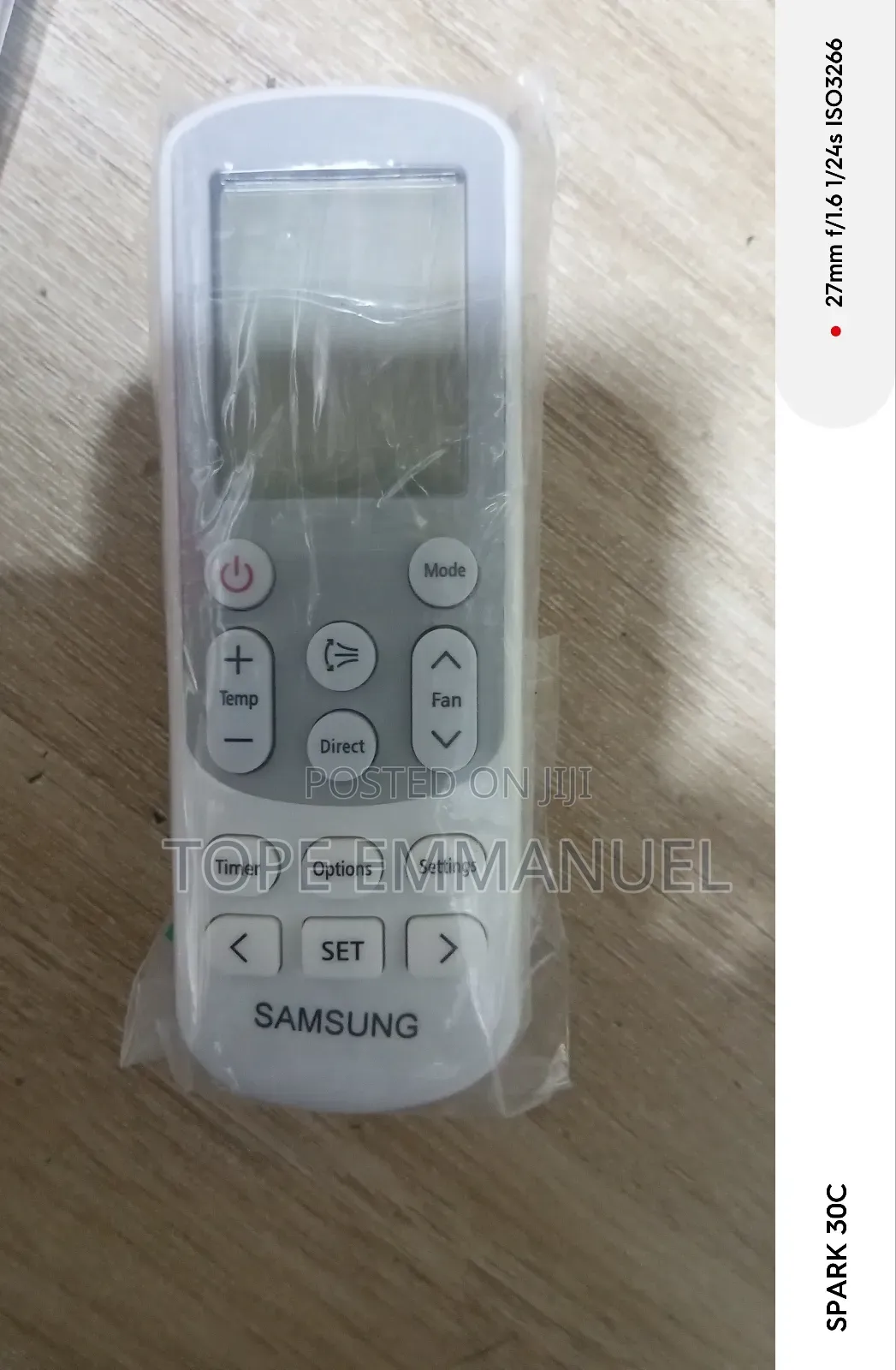 Samsung Air Conditioner Remote