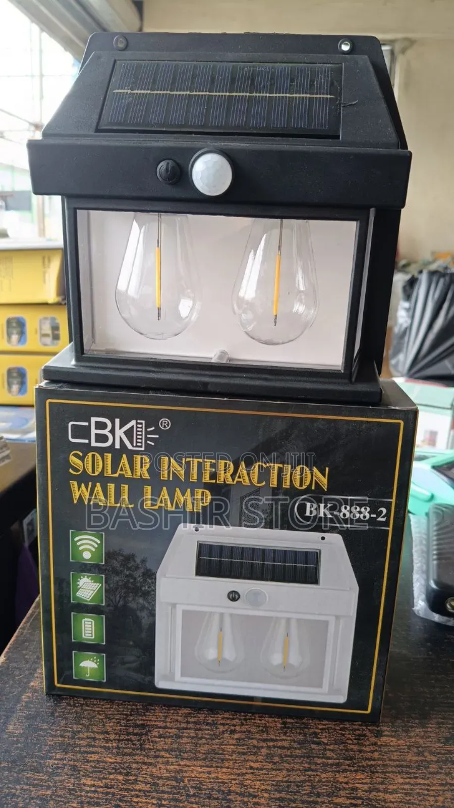Double Solar Interaction Wall Lamp