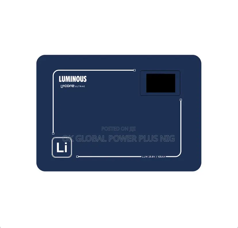 Luminous Litcore Ultra 5.5kw/51.2v Lithium Battery With 5 Yrs Warranty