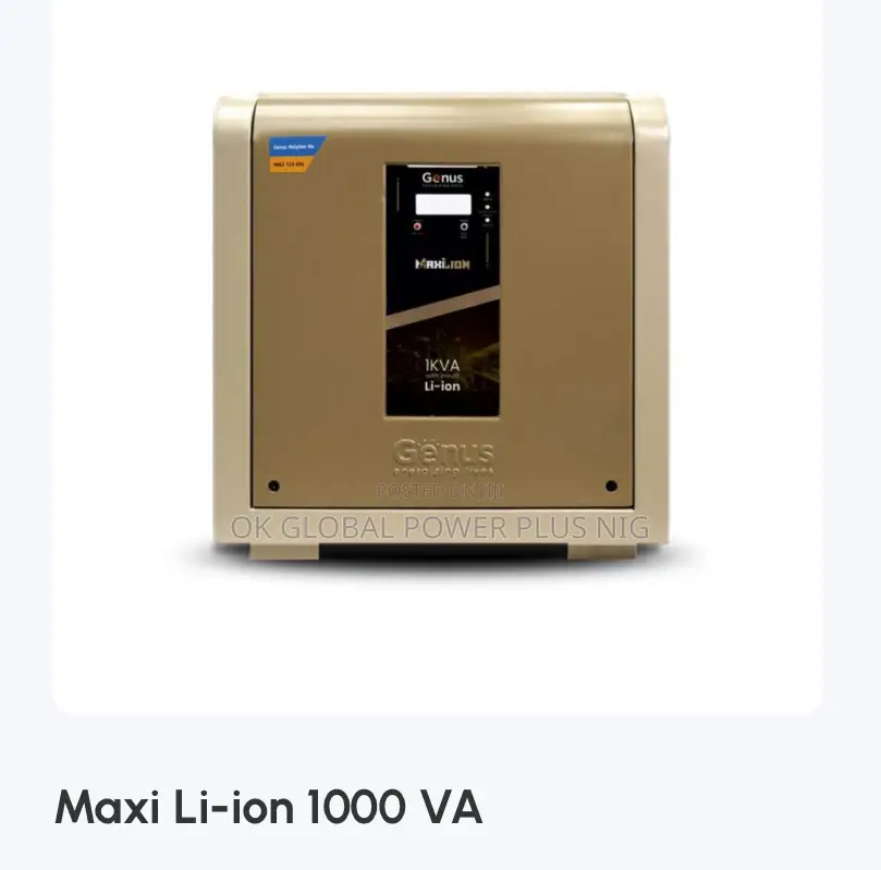 Genus Maxi Li-Ion1000va All in-One Inverter