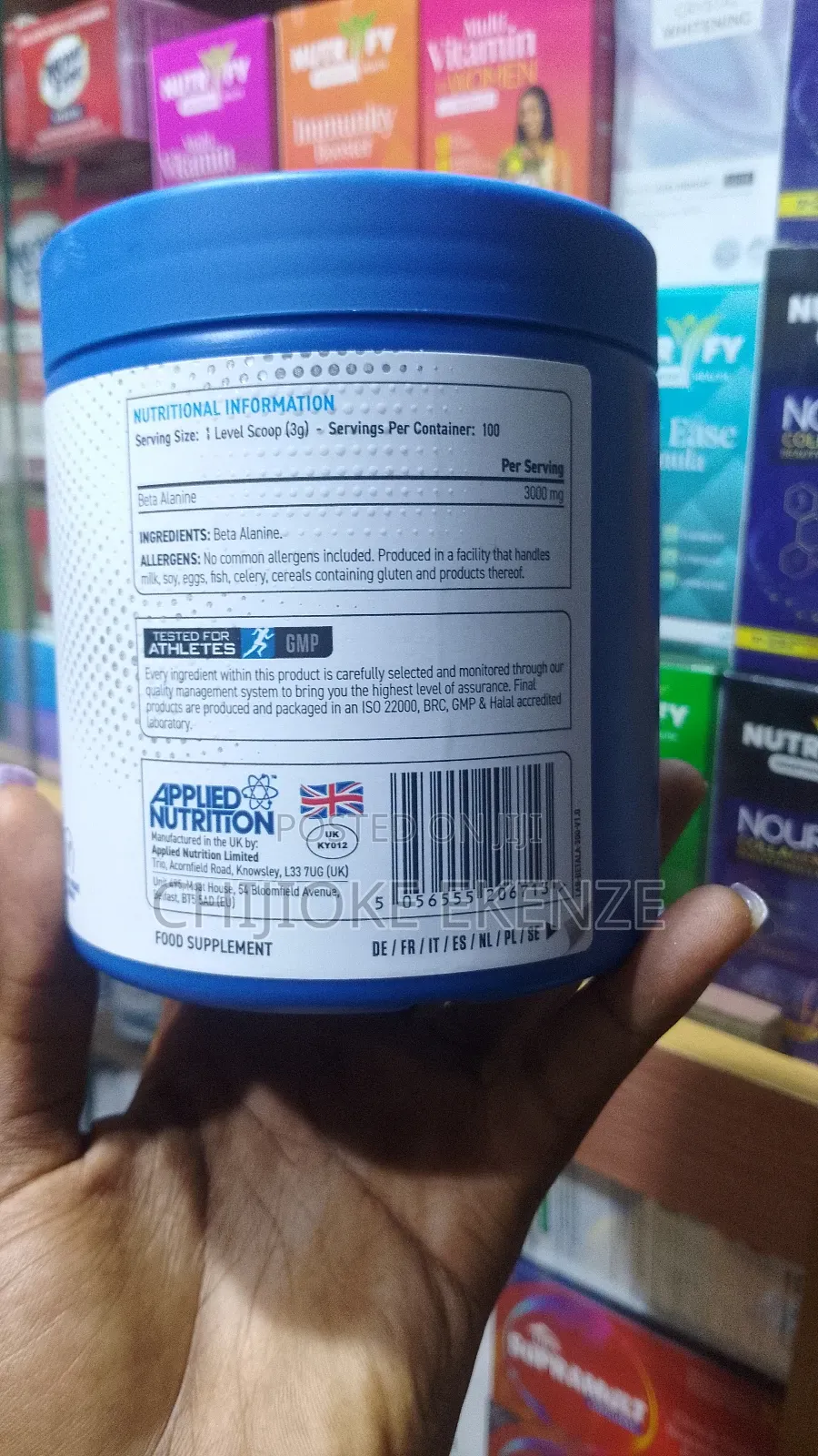Applied Nutrition Beta Alanine 300g/100 Servings 9