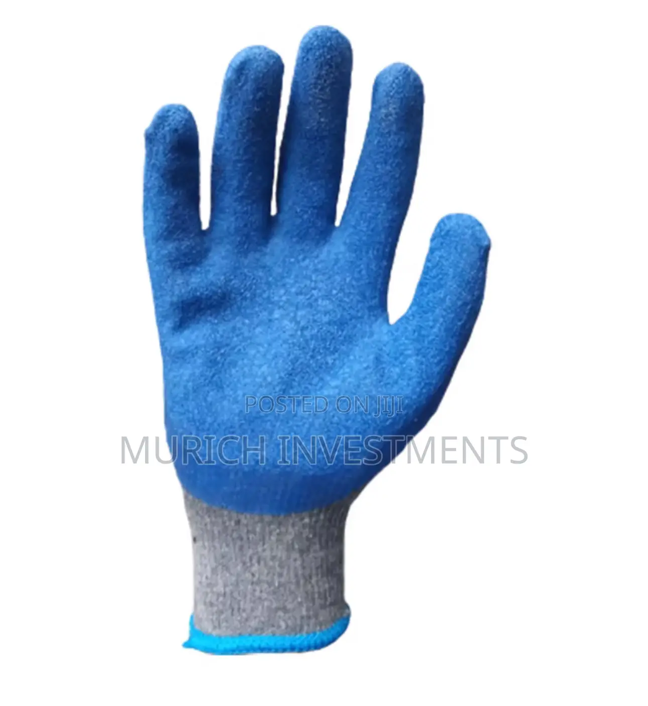 Safety Coated Anti Cut Hand Gloves 1 Pair , Blue And Gray