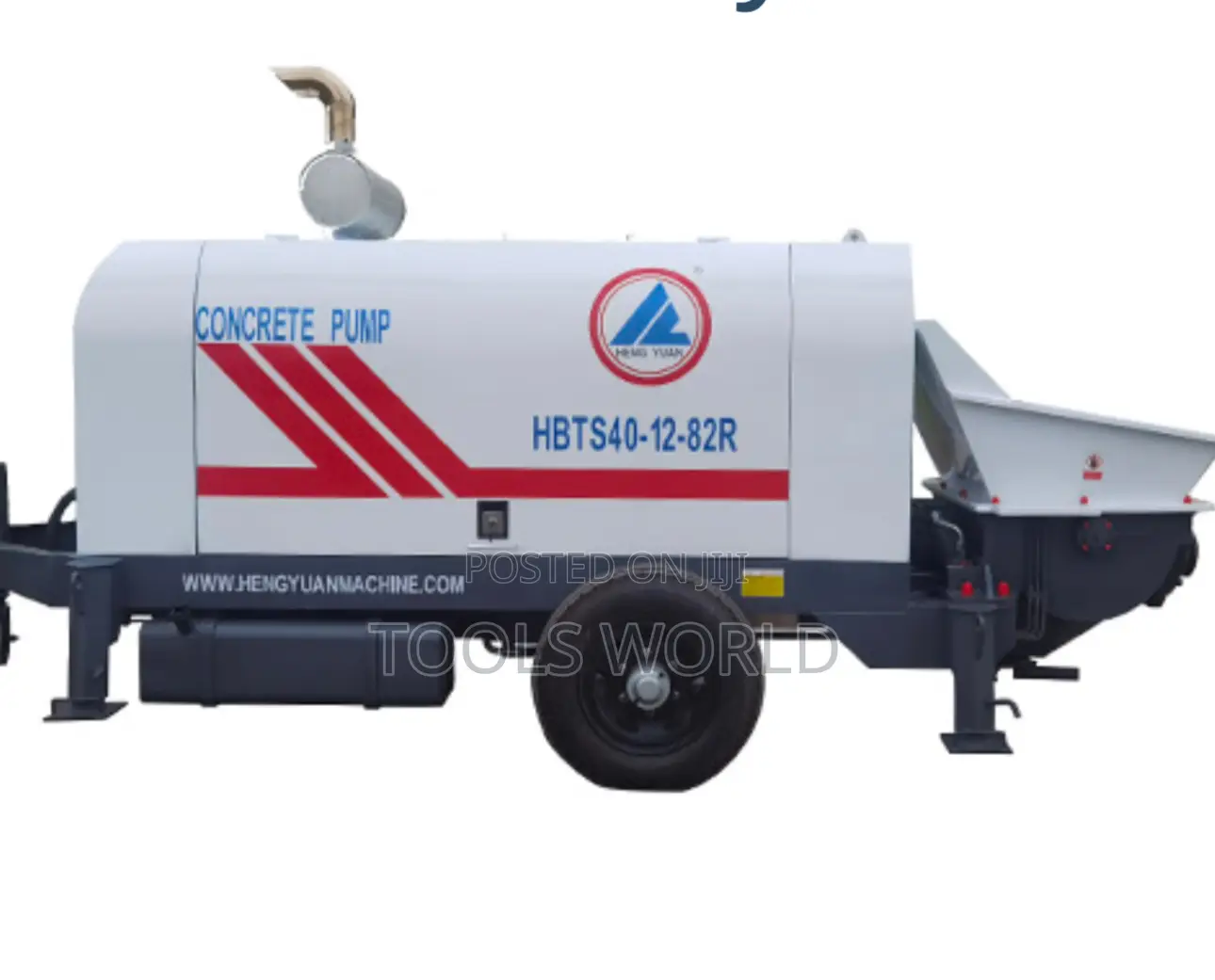 Hbts40-Sr Diesel Concrete Pump, 40cubic Output, 150m Vertical Reach