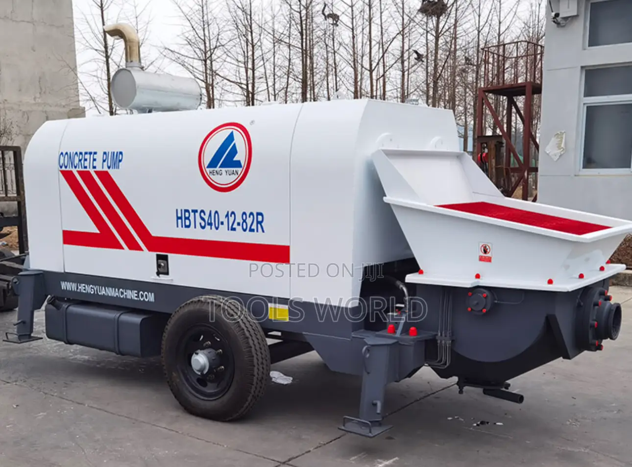 Hbts40-Sr Diesel Concrete Pump, 40cubic Output, 150m Vertical Reach