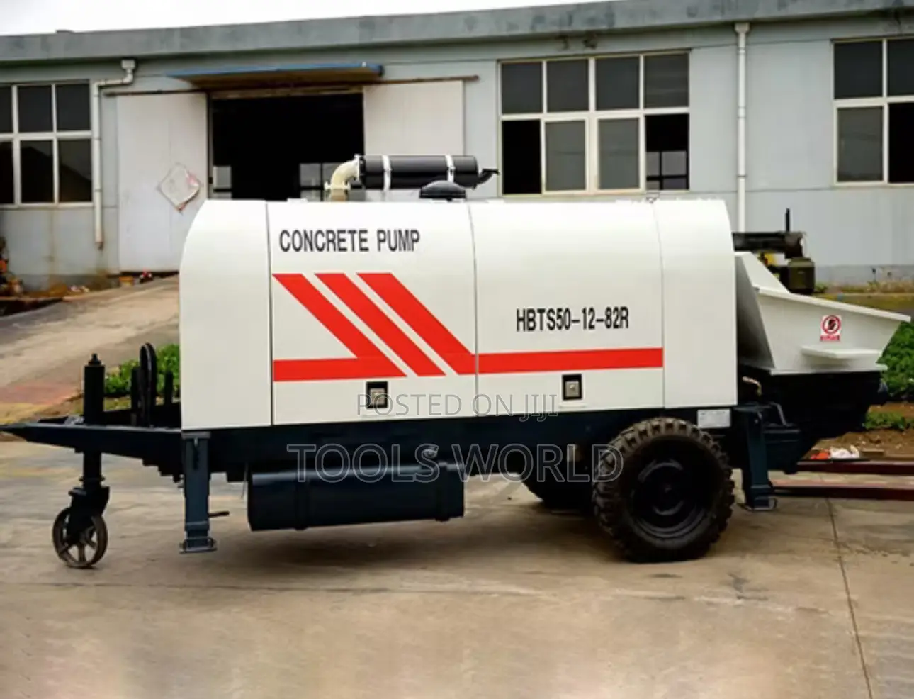 Hbts40-Sr Diesel Concrete Pump, 40cubic Output, 150m Vertical Reach