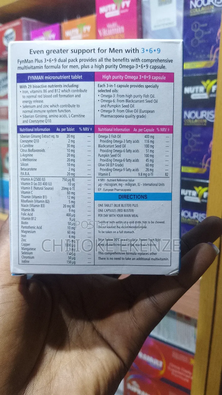 Fyn Man Plus Omega-3-6-9 30 Softgel Capsules