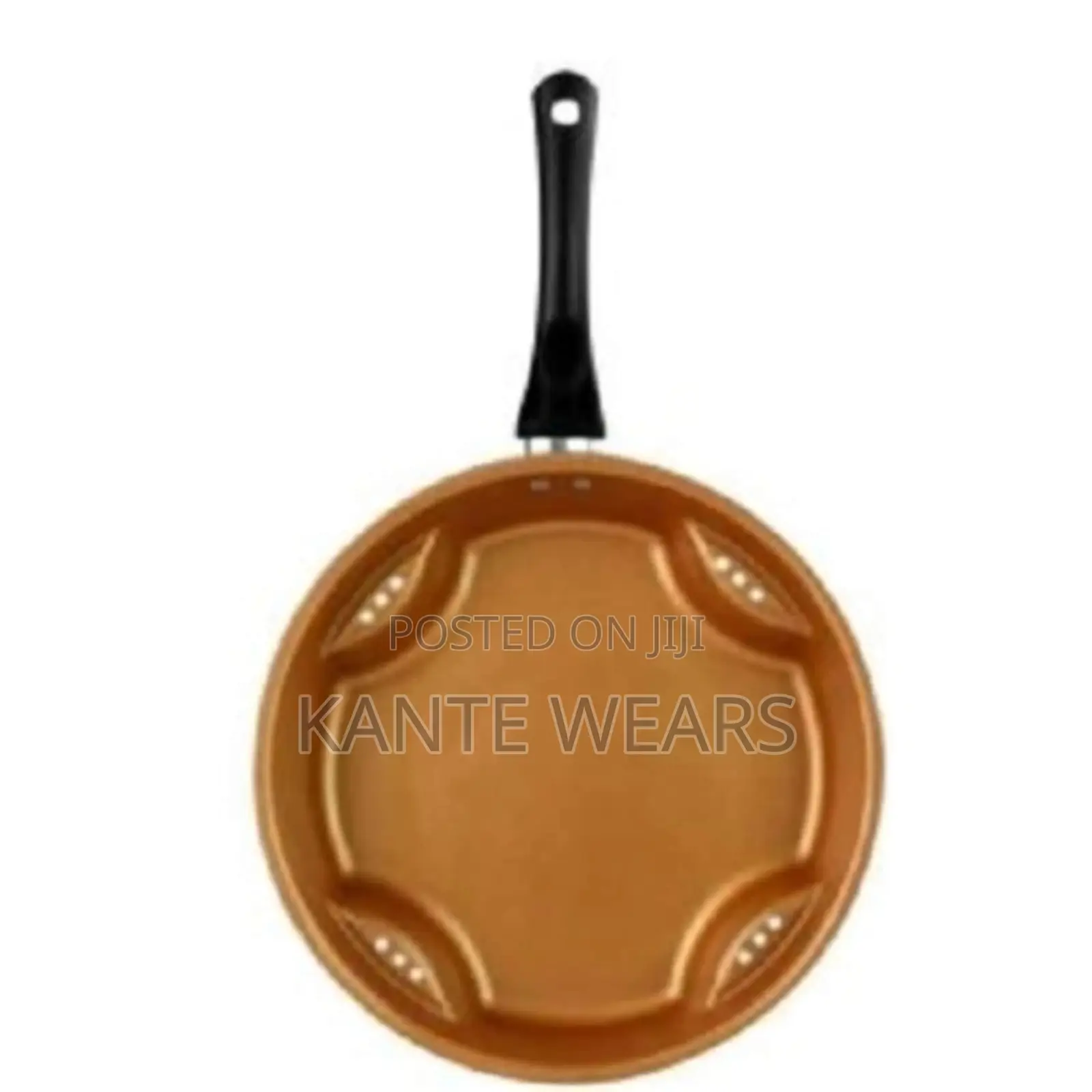 Scratch Resistant Manual Steel Air Fry Pan-30cm