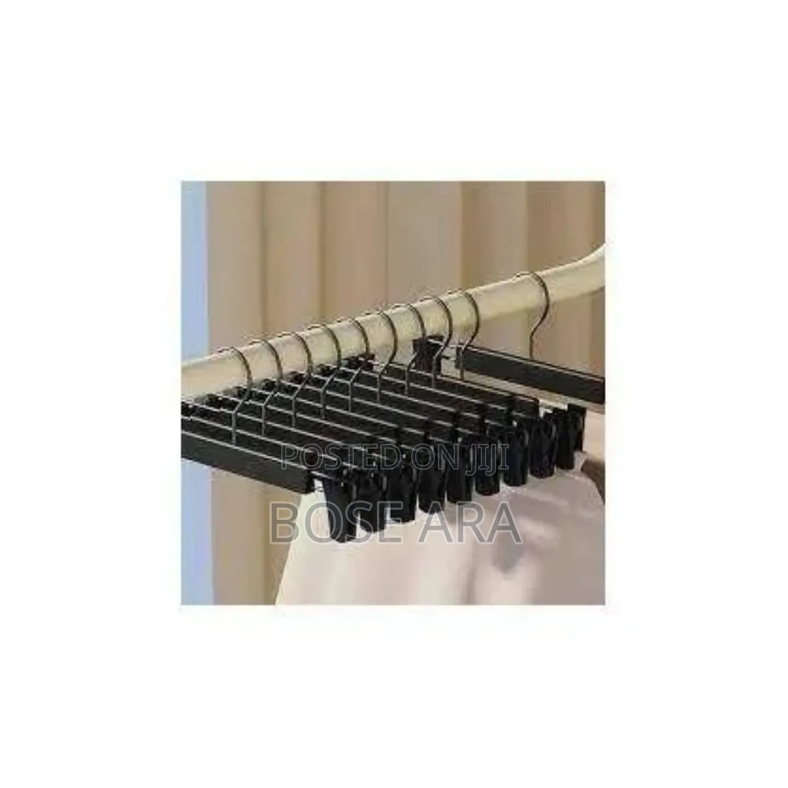 Plastic Cloth Hanger Skirts and Trousers Clip Hangers 10pieces