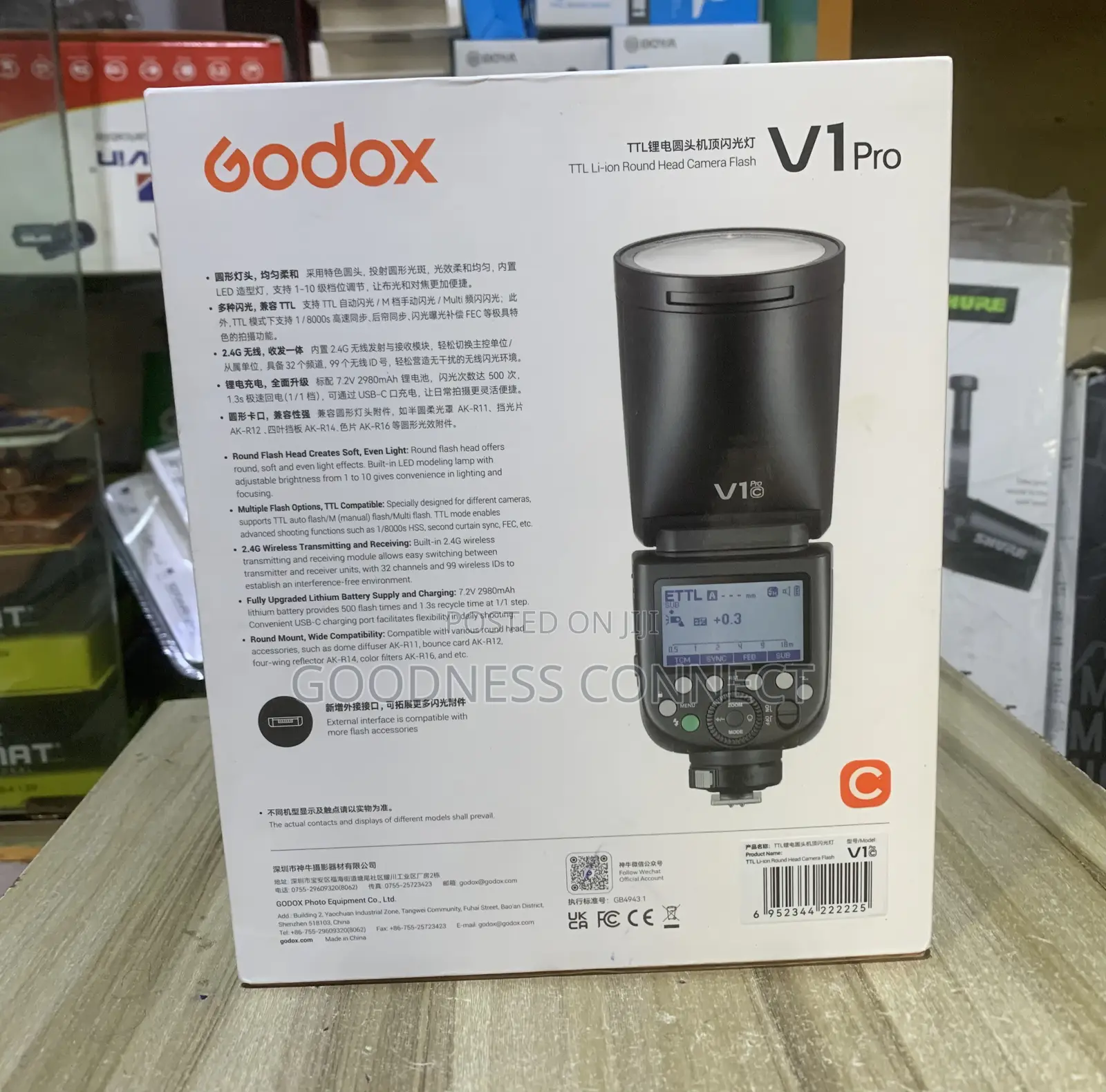 Godox V1pro Speedlite For Canon