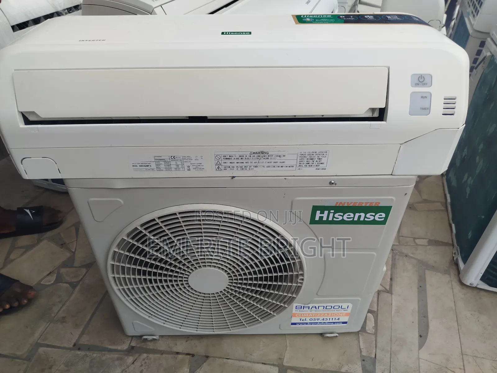 Hisense Inverter 1.5 Hp Wit Full Gass