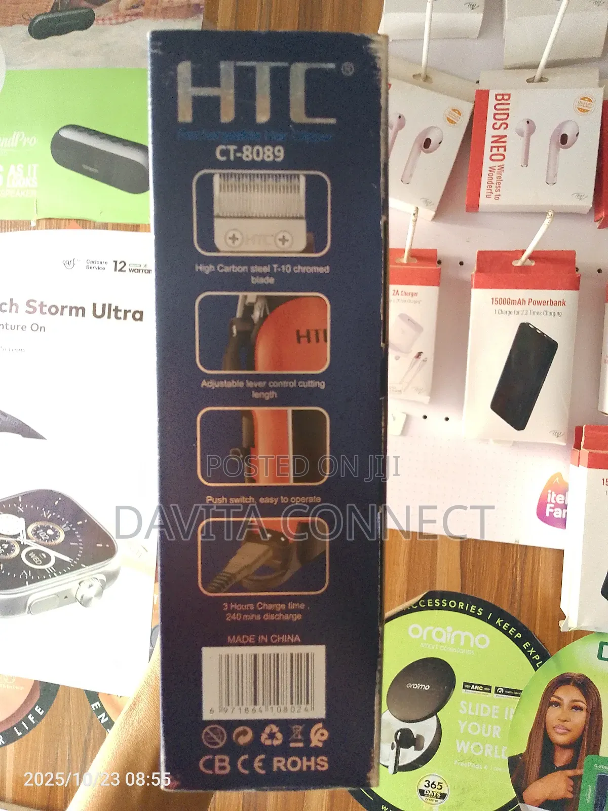 HTC Ct-8089 Professional Cordless Hair Clipper