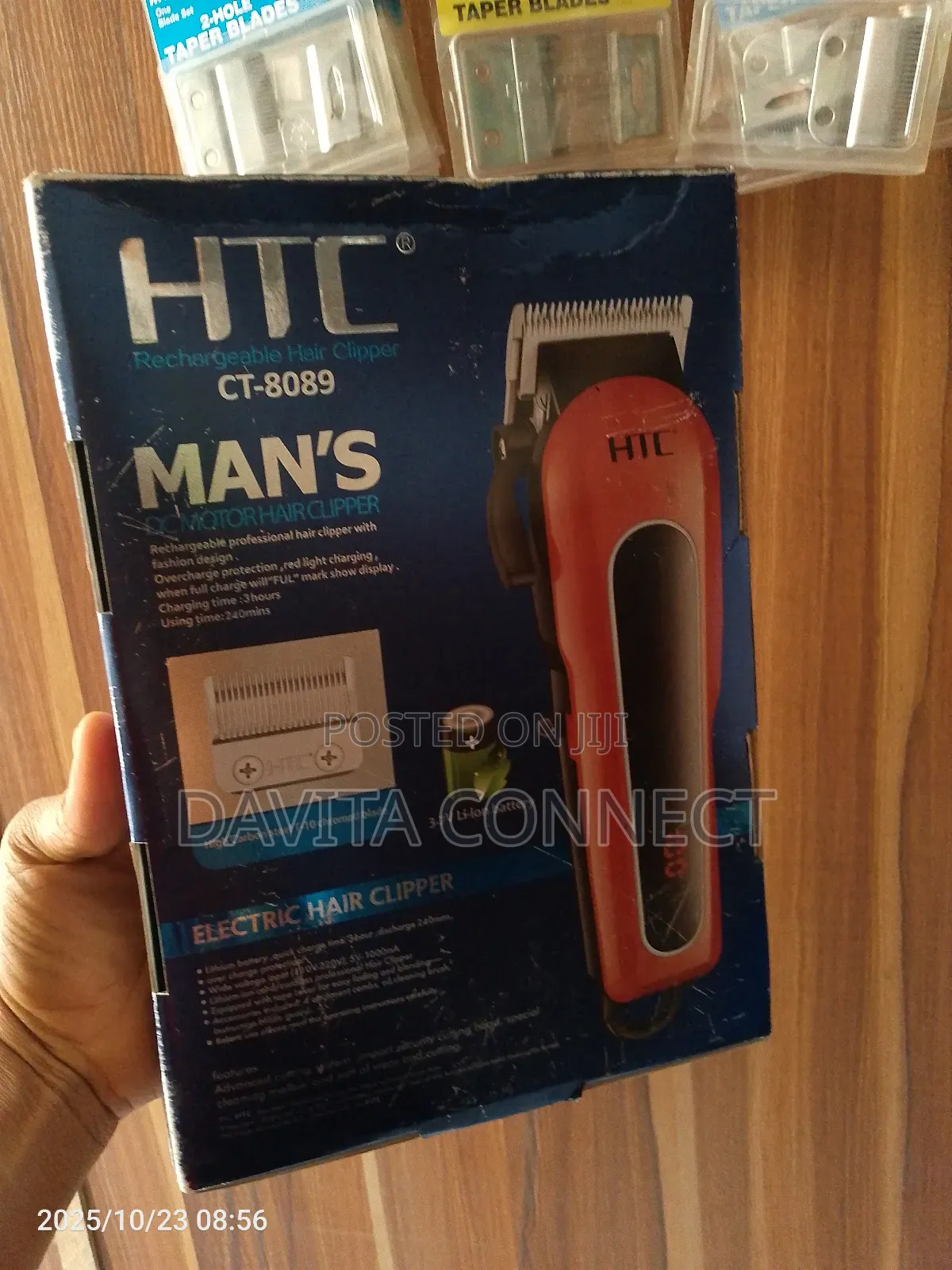 HTC Ct-8089 Professional Cordless Hair Clipper