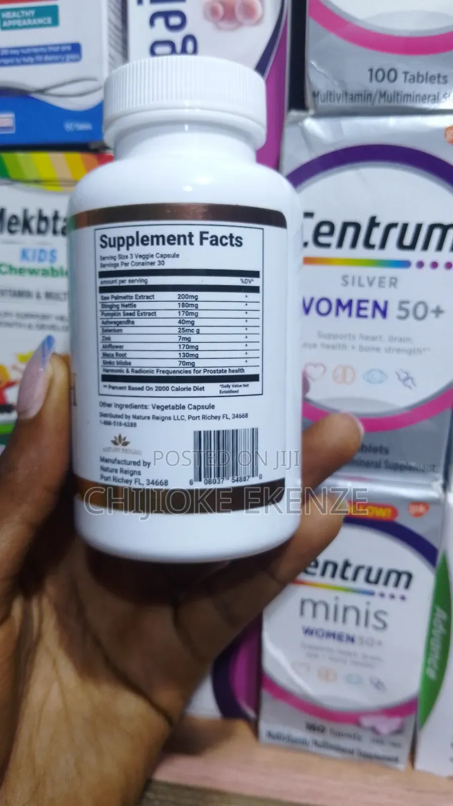 Nature's Reigns Men's Health 100% Natural and Vegan Friendly