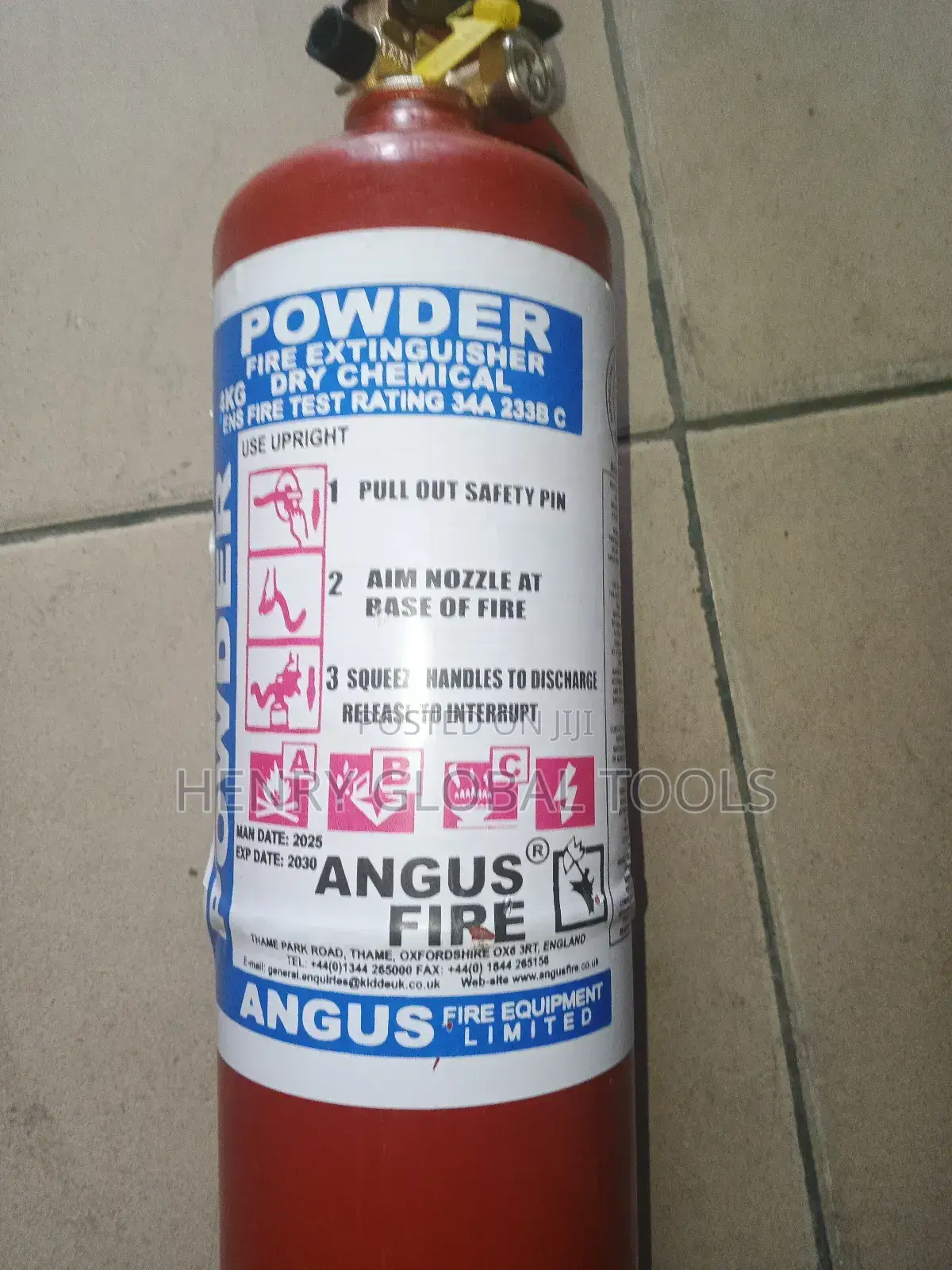4kg Heavy Duty Fire Extinguisher