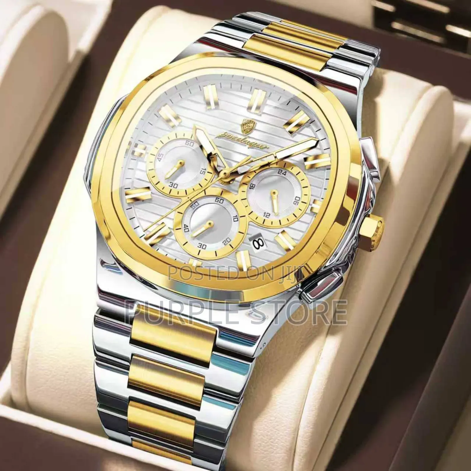 Poedagar Steel Non Tarnish. Chronograph Watches