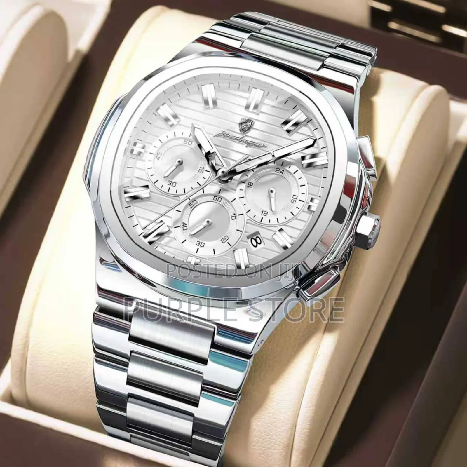 Poedagar Steel Non Tarnish. Chronograph Watches
