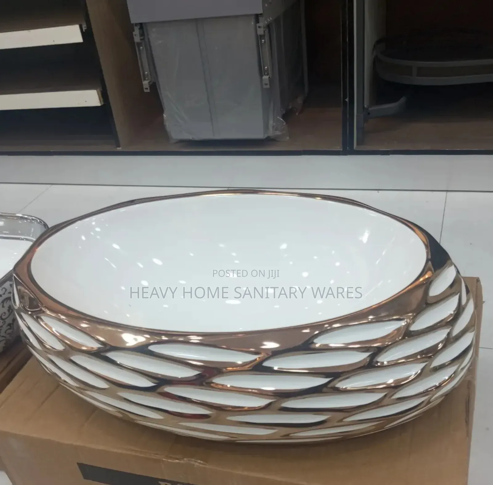 Rose Gold Countertop Basin