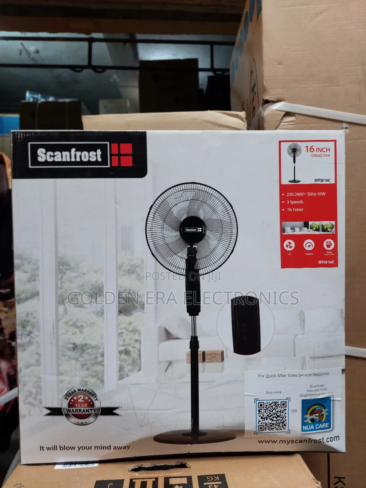 Scanfrost 16inches Stand Fan