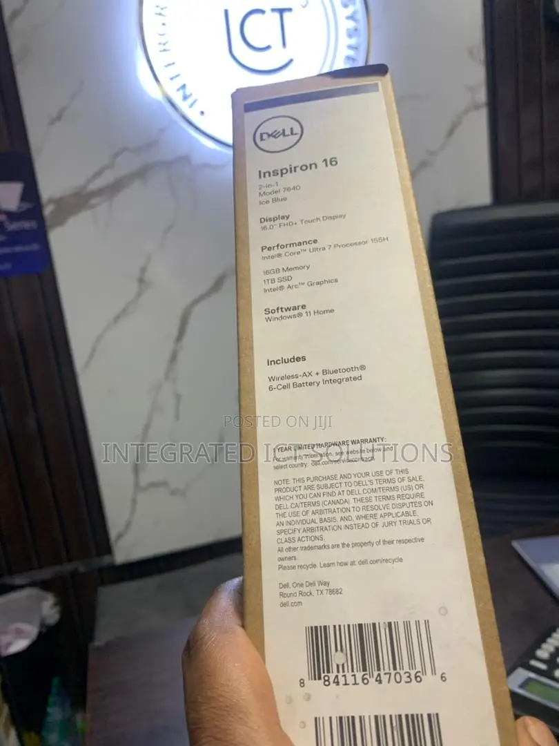 New Laptop Dell Inspiron 16 Plus 7640 16GB Intel Core Ultra 7 SSD 1T