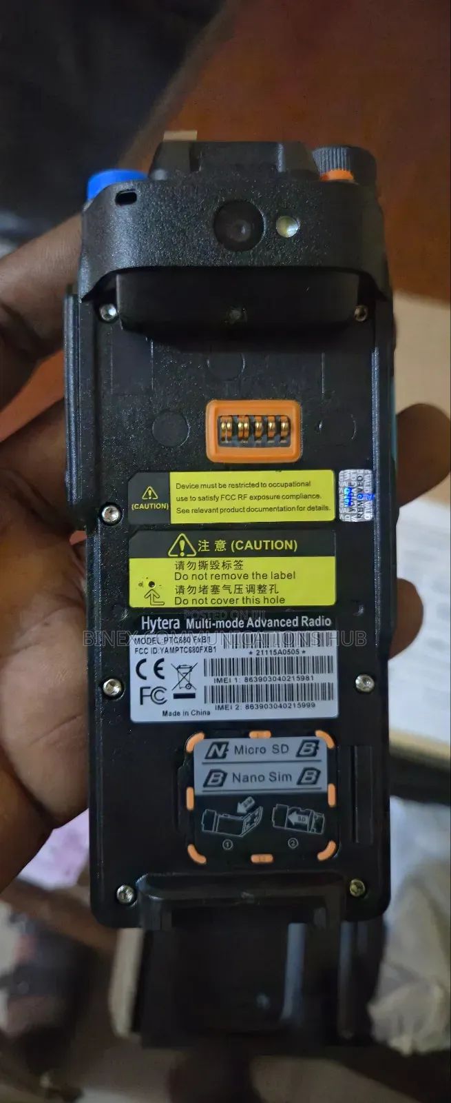 Hytera Ptc680 Dual Mode Walkie Talkie