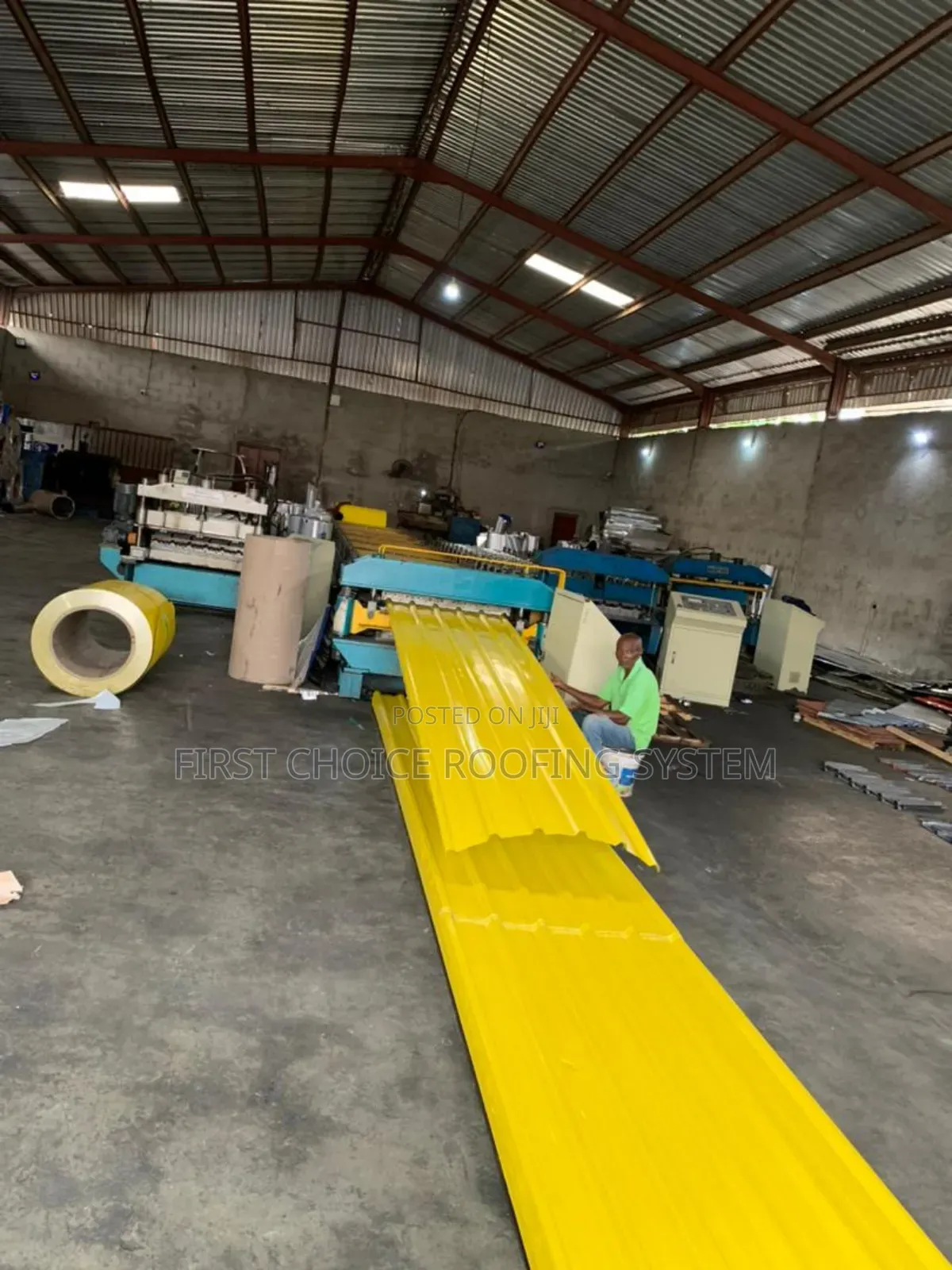 Yellow Colour Aluminium Roofing Sheets Available