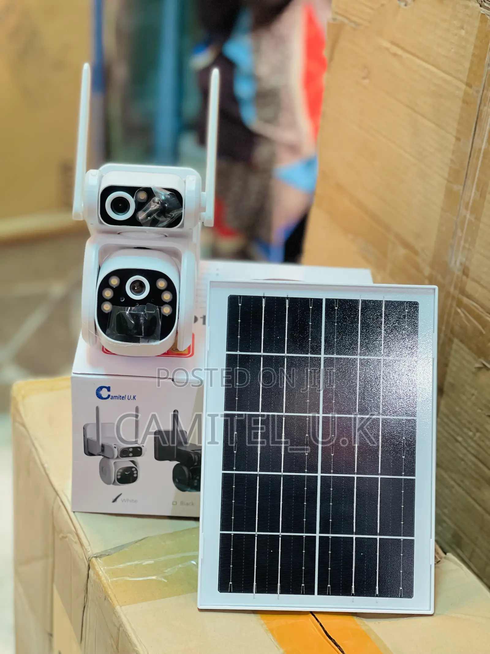 4g Ubox Dual Lens Linkage Solar PTZ Camera
