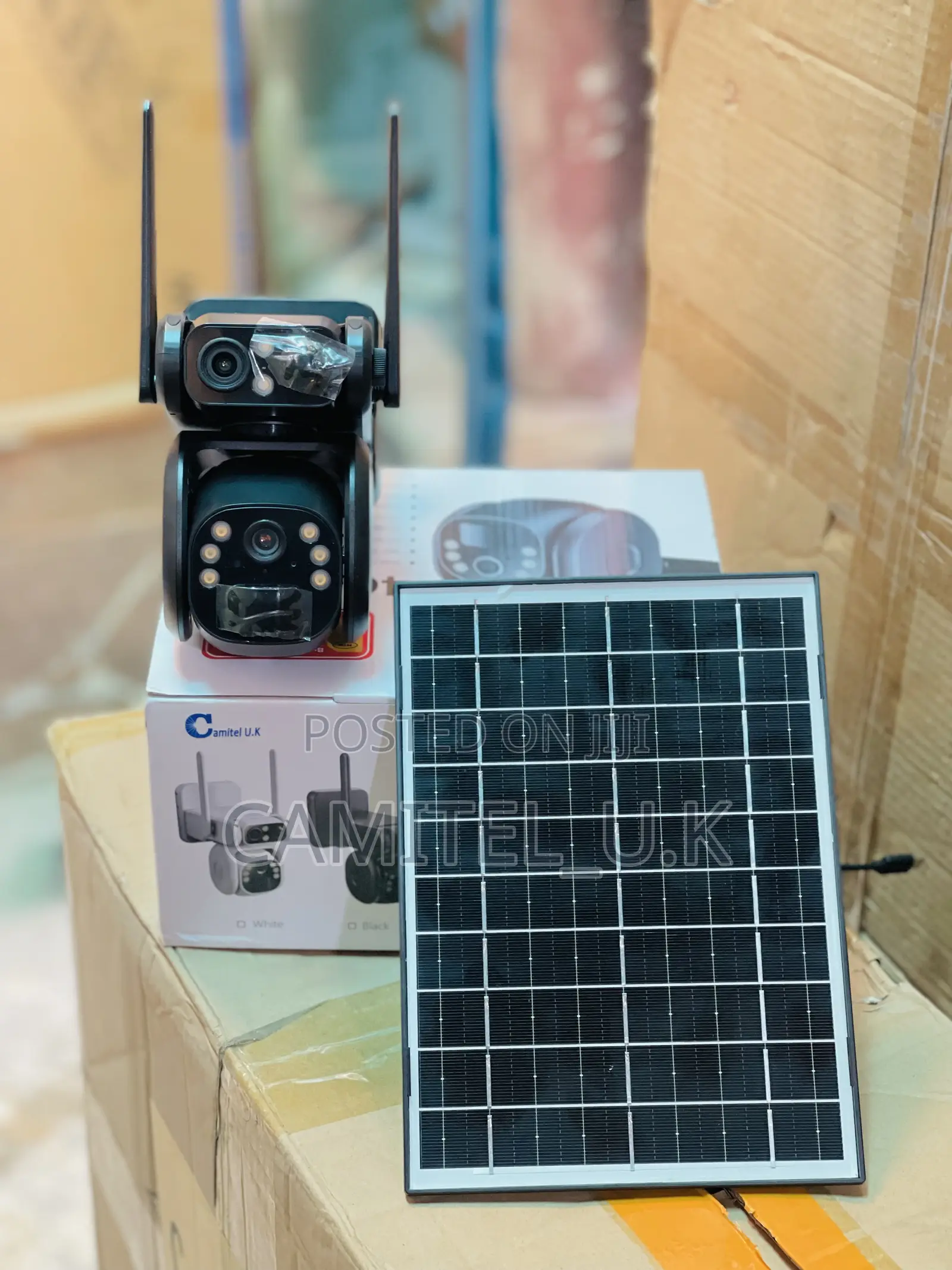 4g Ubox Dual Lens Linkage Solar PTZ Camera