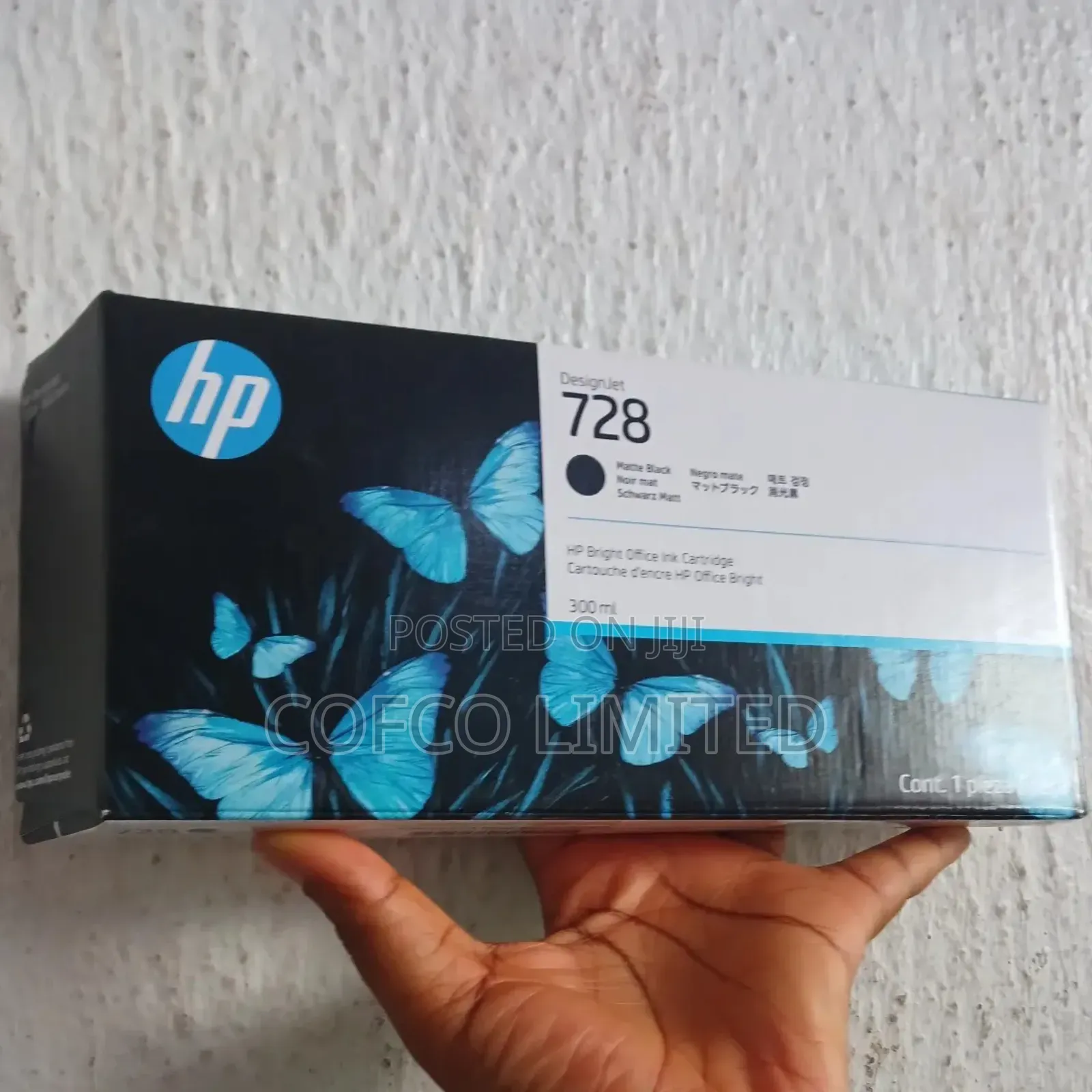 Hp 728 Matte Black Designjet Ink Cartridge