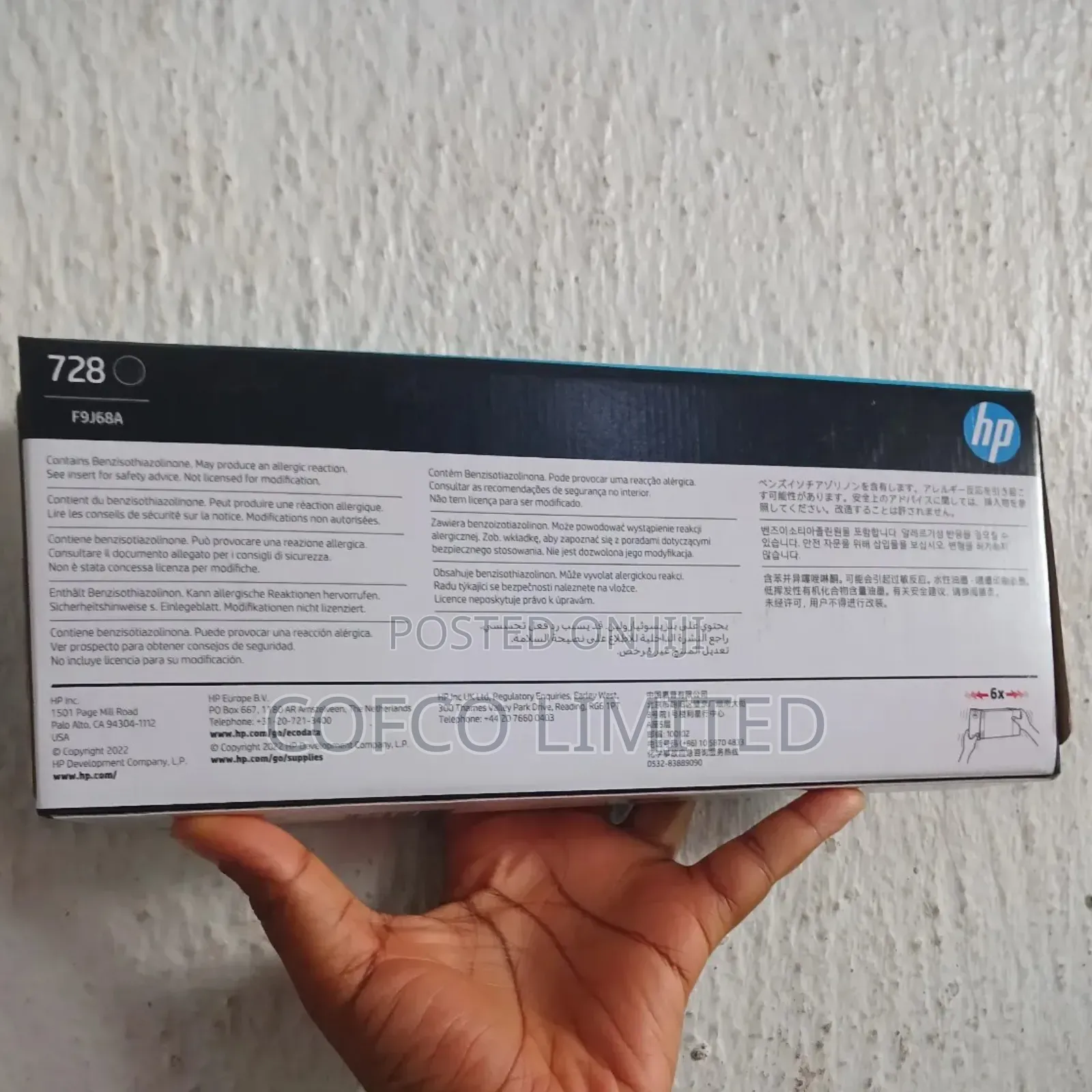 Hp 728 Matte Black Designjet Ink Cartridge