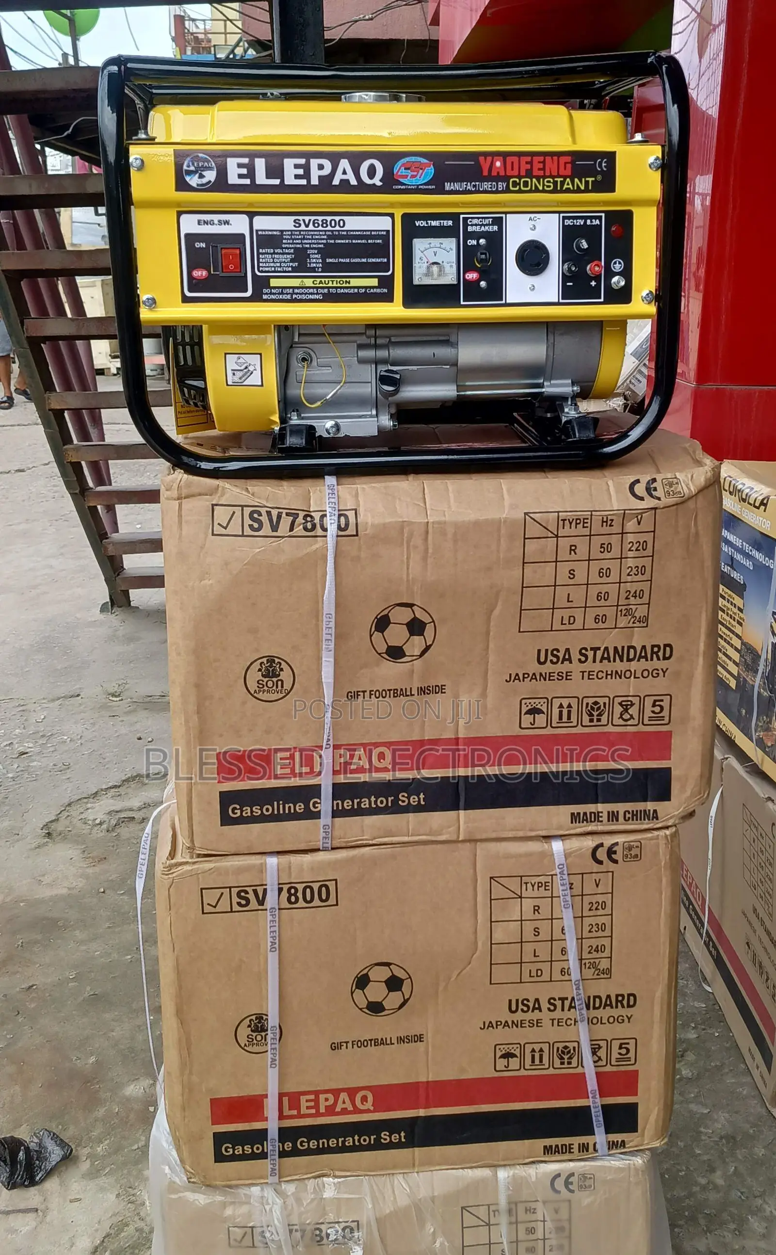 Elepaq 3.5kva Petrol Original Generator 100% Copper Wire 1 Year Warran