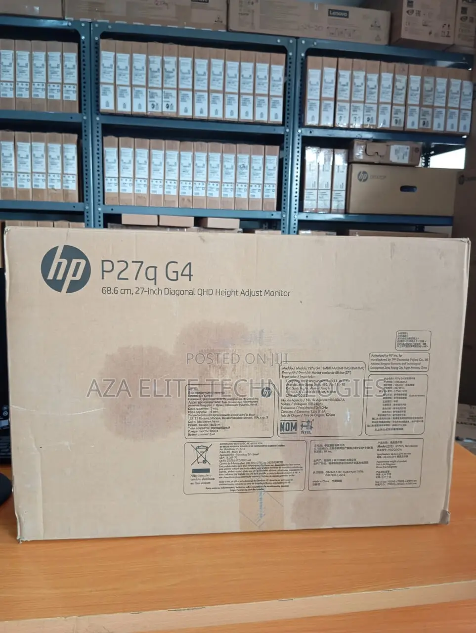 Hp P27q G4 QHD Monitor