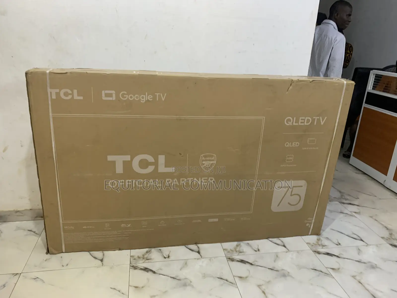 TCL 75" Google Tv Qled: Share From Ios Devices Easily